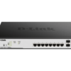 D-Link 8 Port PoE Gigabit Smart Managed Switch + 2 SFP ports – DGS-F1100-10PS