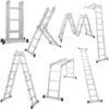 Foldable Aluminium Multipurpose Ladder 4x3